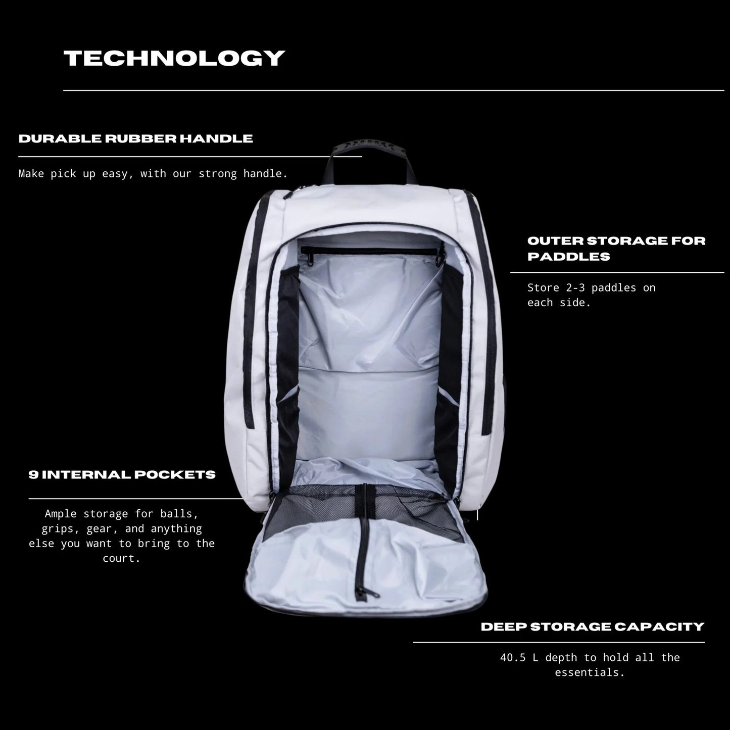 Holbrook Podium Pickleball Rucksack