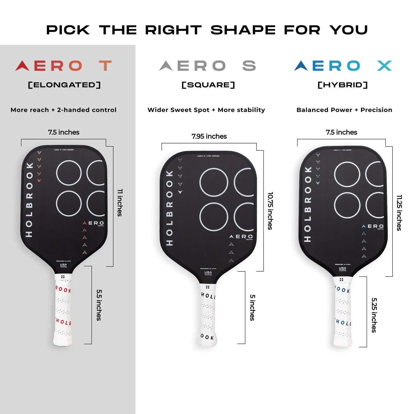 Holbrook Pro - Aero T (ELONGATED) - 14 & 16 mm