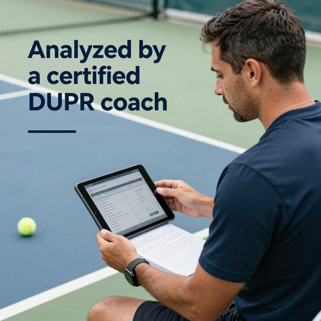 DUPR Rating Service – Offizielle Analyse deines Pickleball‑Spiels